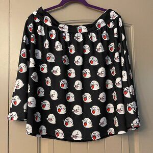Cakeworthy Super Mario Boo Overall Skirt for Women